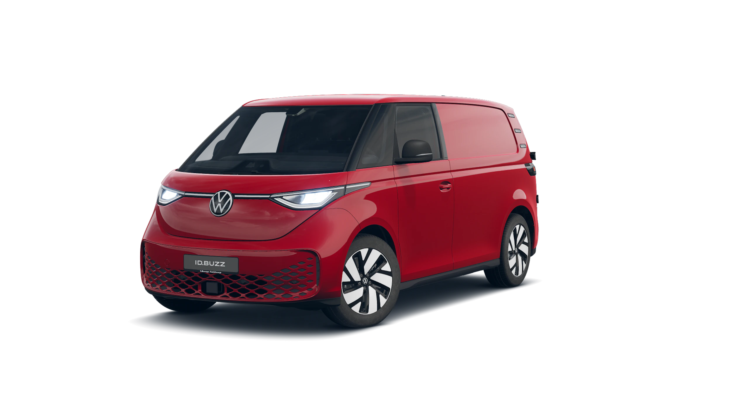 Cherry Red -punainen normaaliväri Volkswagen ID. Buzz Cargo 2027 kuva 3.