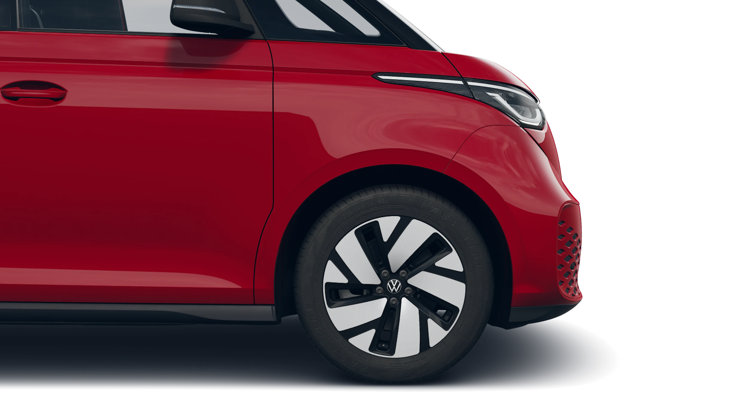 Cherry Red -punainen normaaliväri Volkswagen ID. Buzz Cargo 2027 kuva 9.