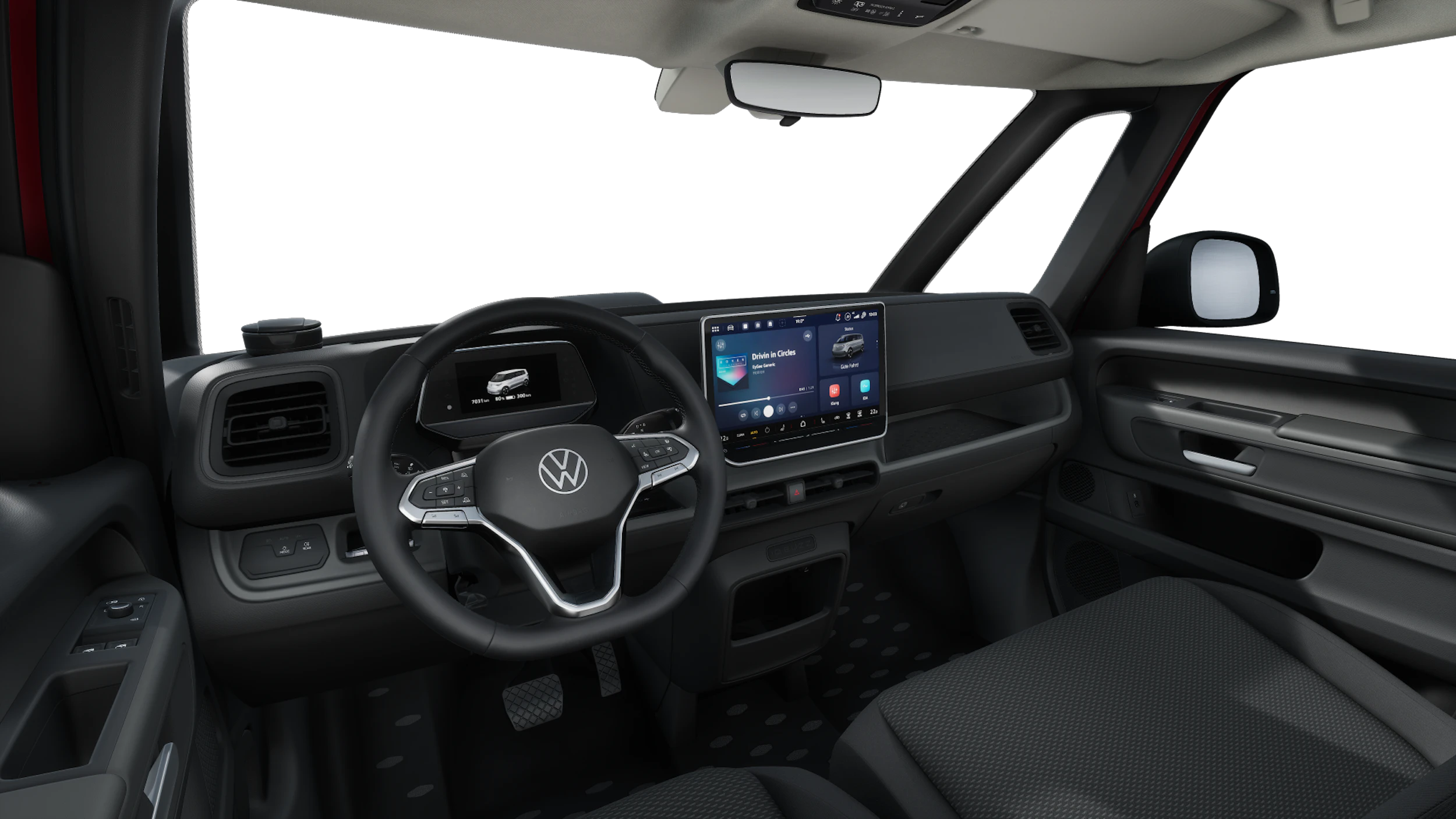 Cherry Red -punainen normaaliväri Volkswagen ID. Buzz Cargo 2027 kuva 10.