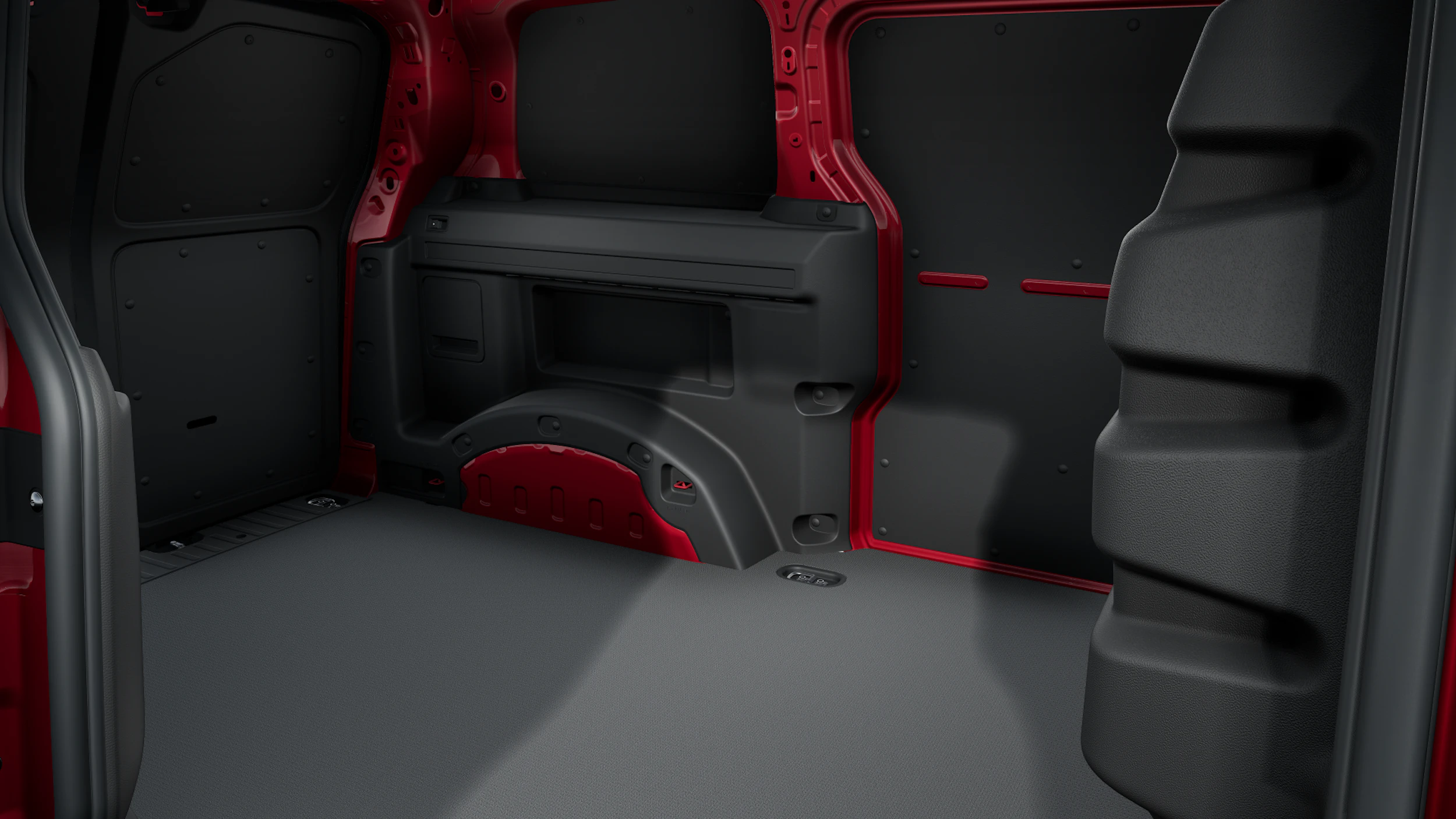 Cherry Red -punainen normaaliväri Volkswagen ID. Buzz Cargo 2027 kuva 13.