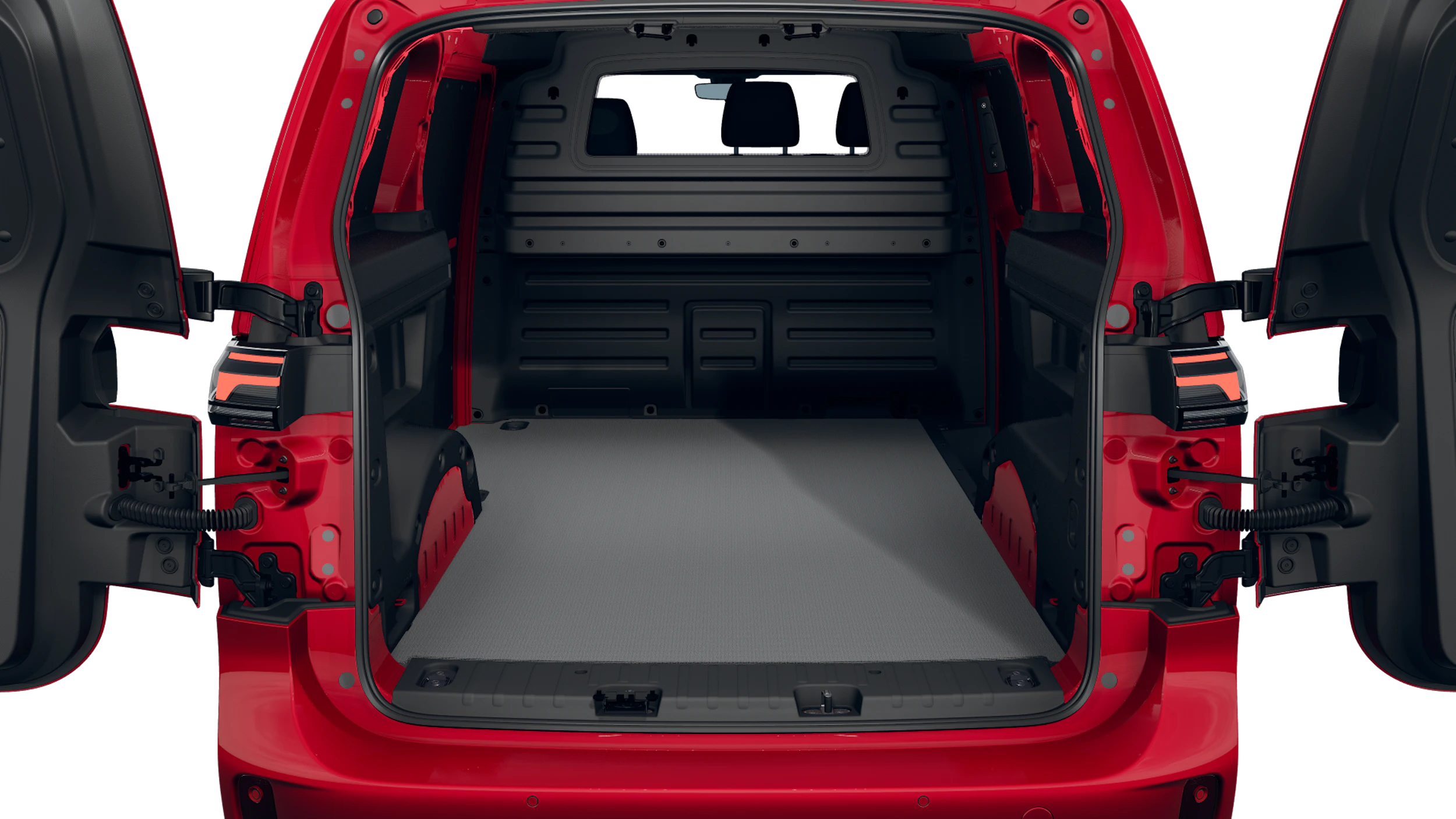 Cherry Red -punainen normaaliväri Volkswagen ID. Buzz Cargo 2027 kuva 14.