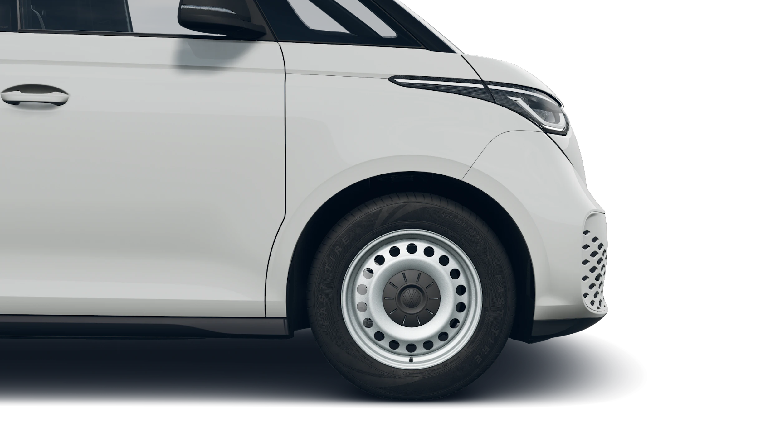 Candy White -valkoinen normaaliväri Volkswagen ID. Buzz Cargo 2027 kuva 9.