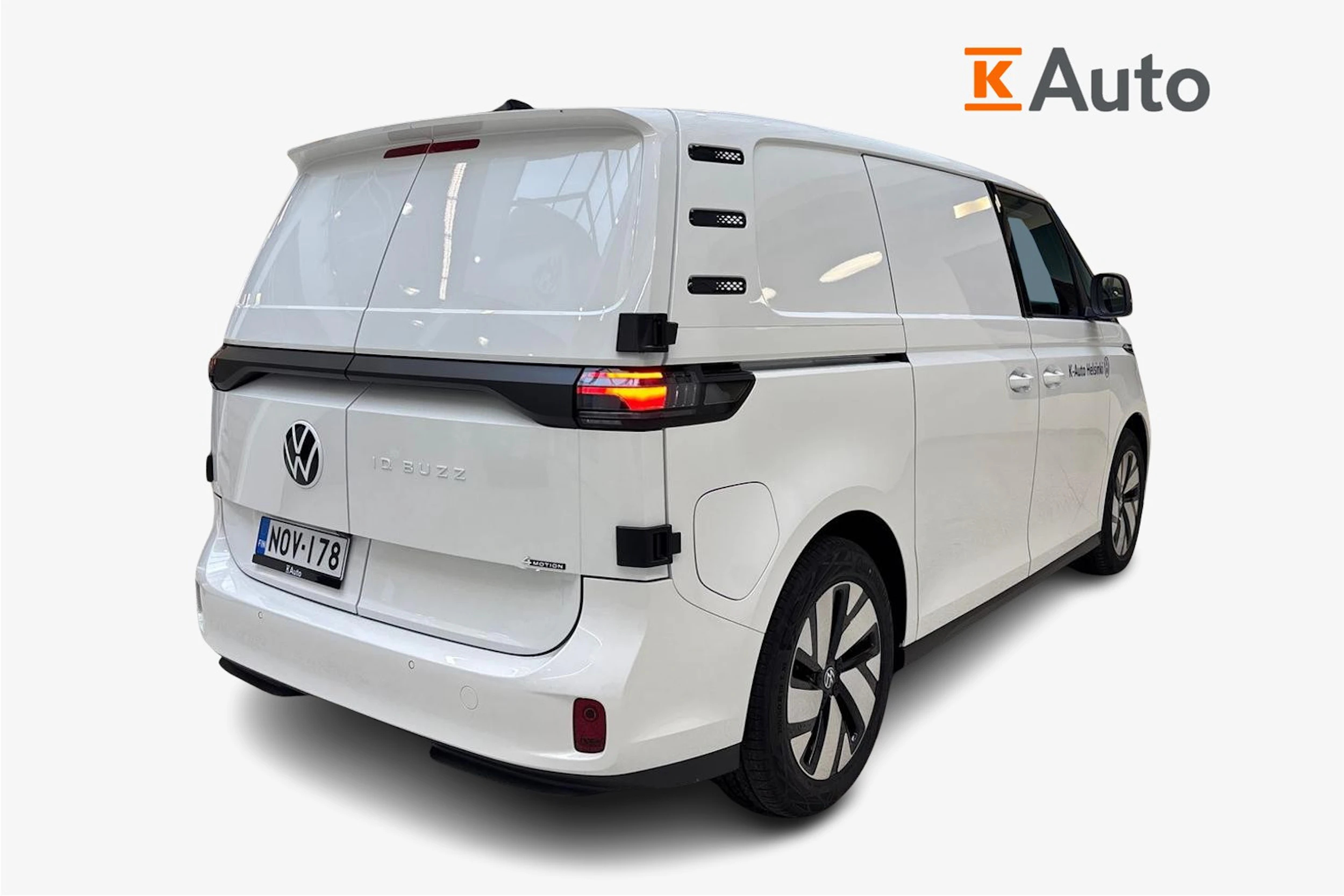 valkoinen Volkswagen ID. Buzz Cargo 2027 kuva 3.