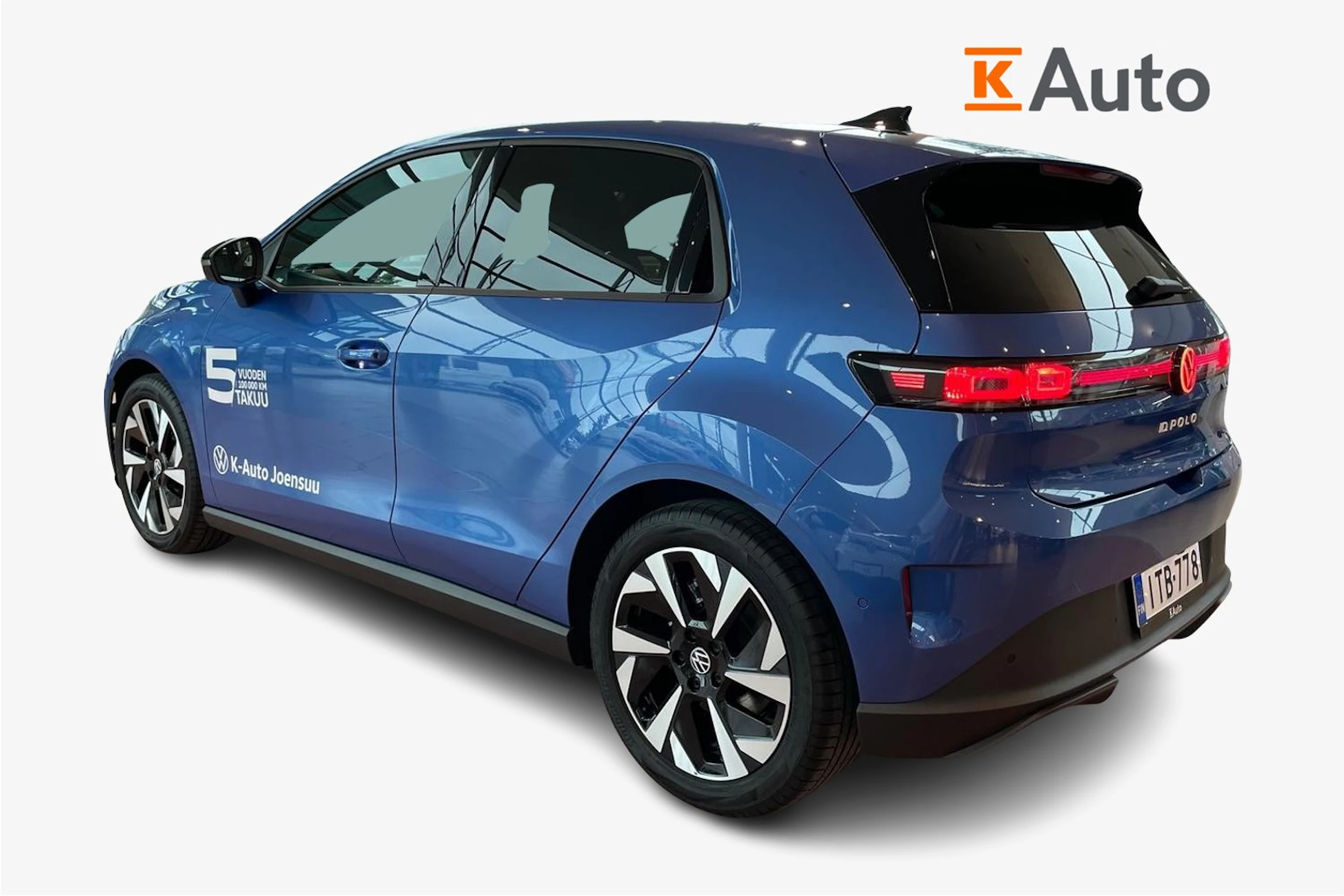 Sininen Volkswagen ID. Polo 2027 kuva 2.