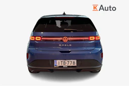 Sininen Volkswagen ID. Polo 2027 kuva 3.