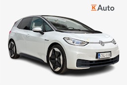 valkoinen Volkswagen ID.3 2020 kuva 1.