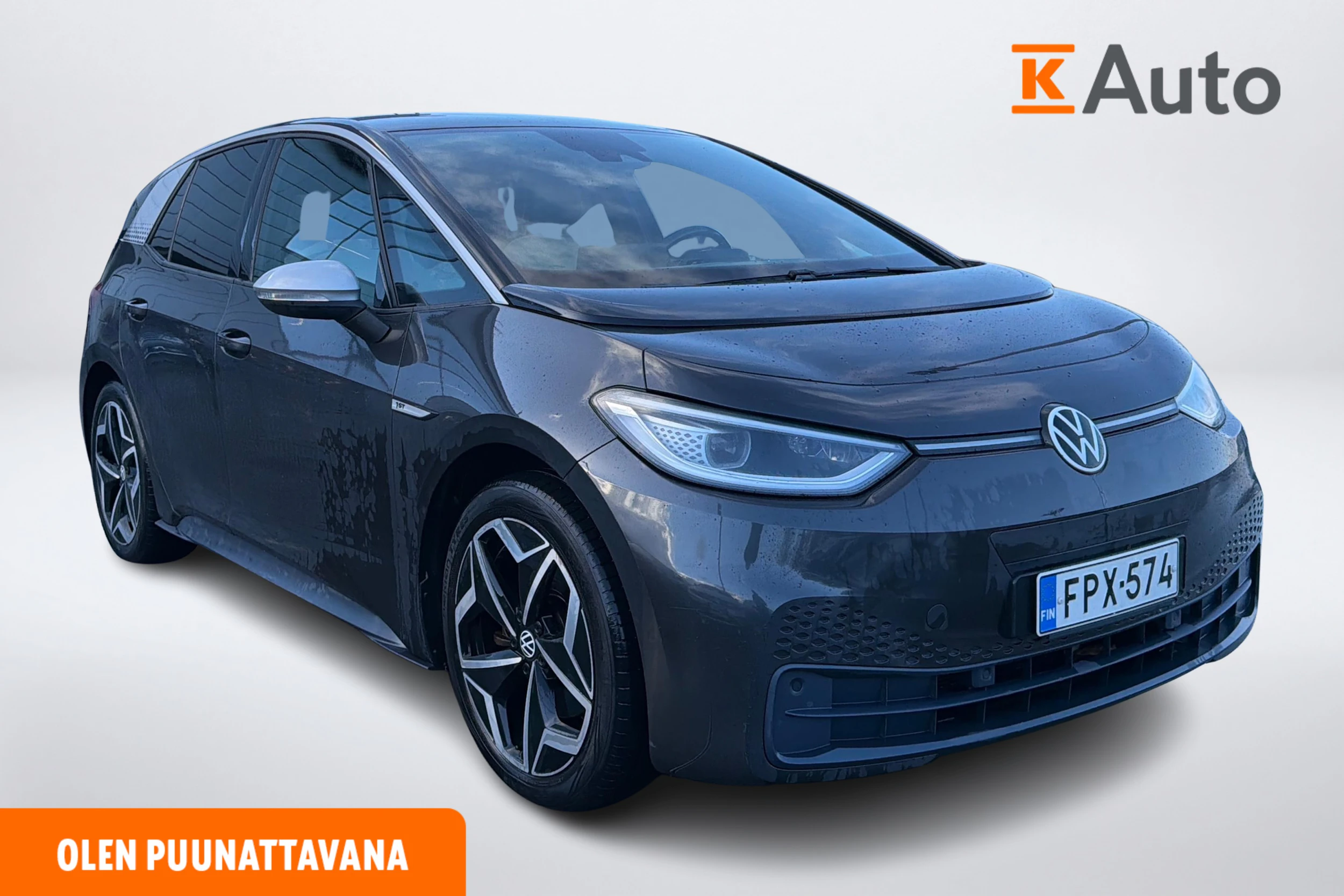harmaa Volkswagen ID.3 2020 kuva 1.