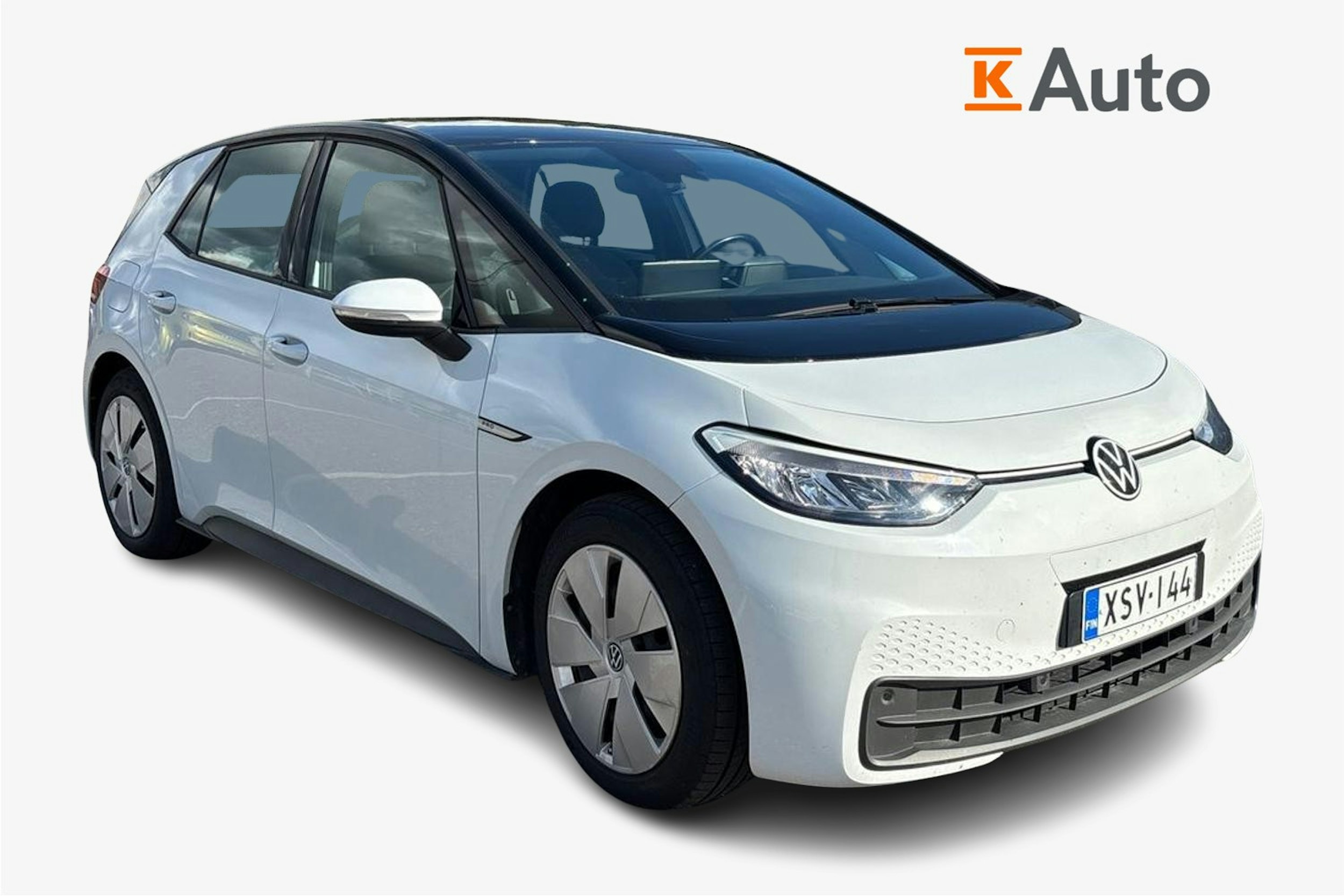 valkoinen Volkswagen ID.3 2020 kuva 1.
