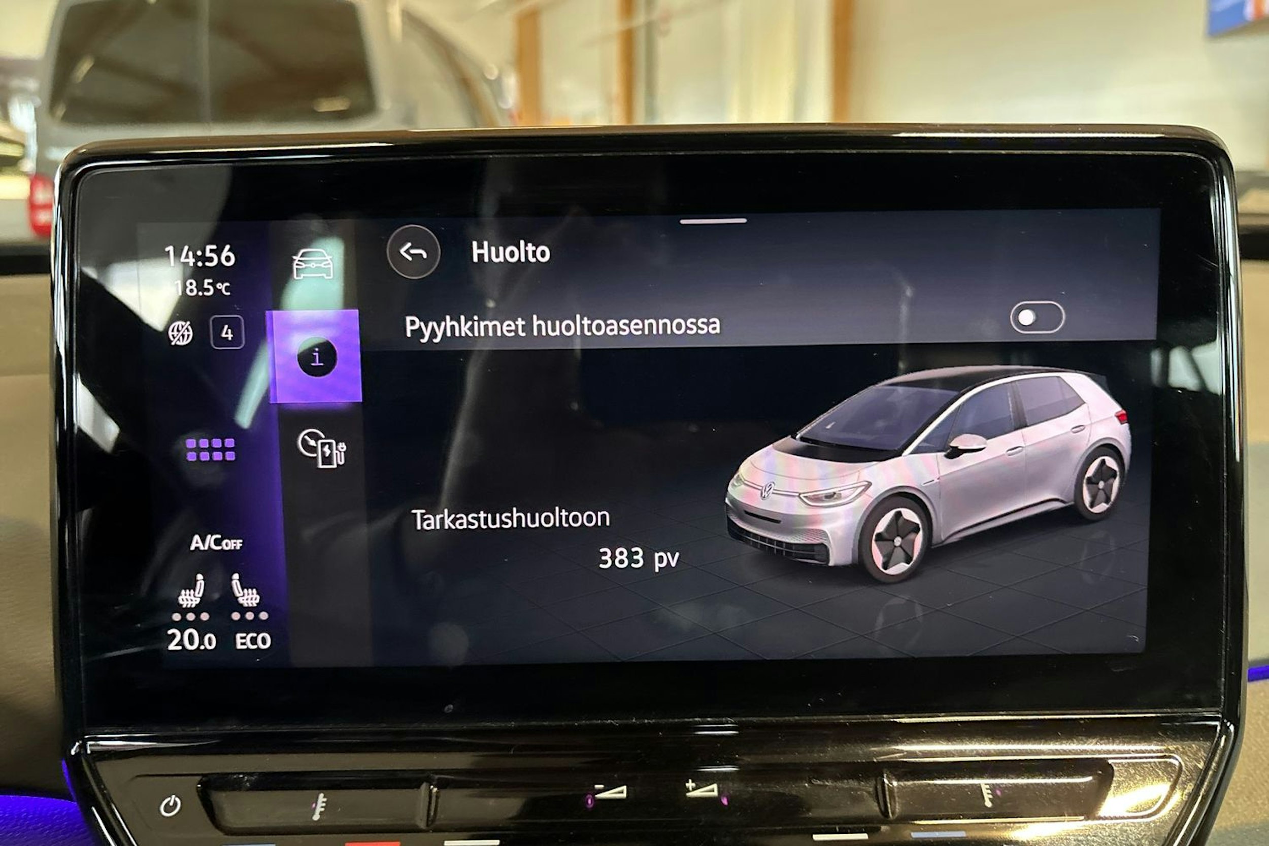 Valkoinen Volkswagen ID.3 2020 kuva 19.