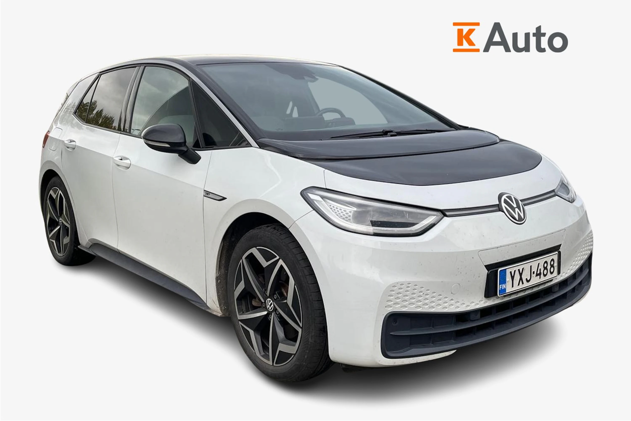 valkoinen Volkswagen ID.3 2020 kuva 1.