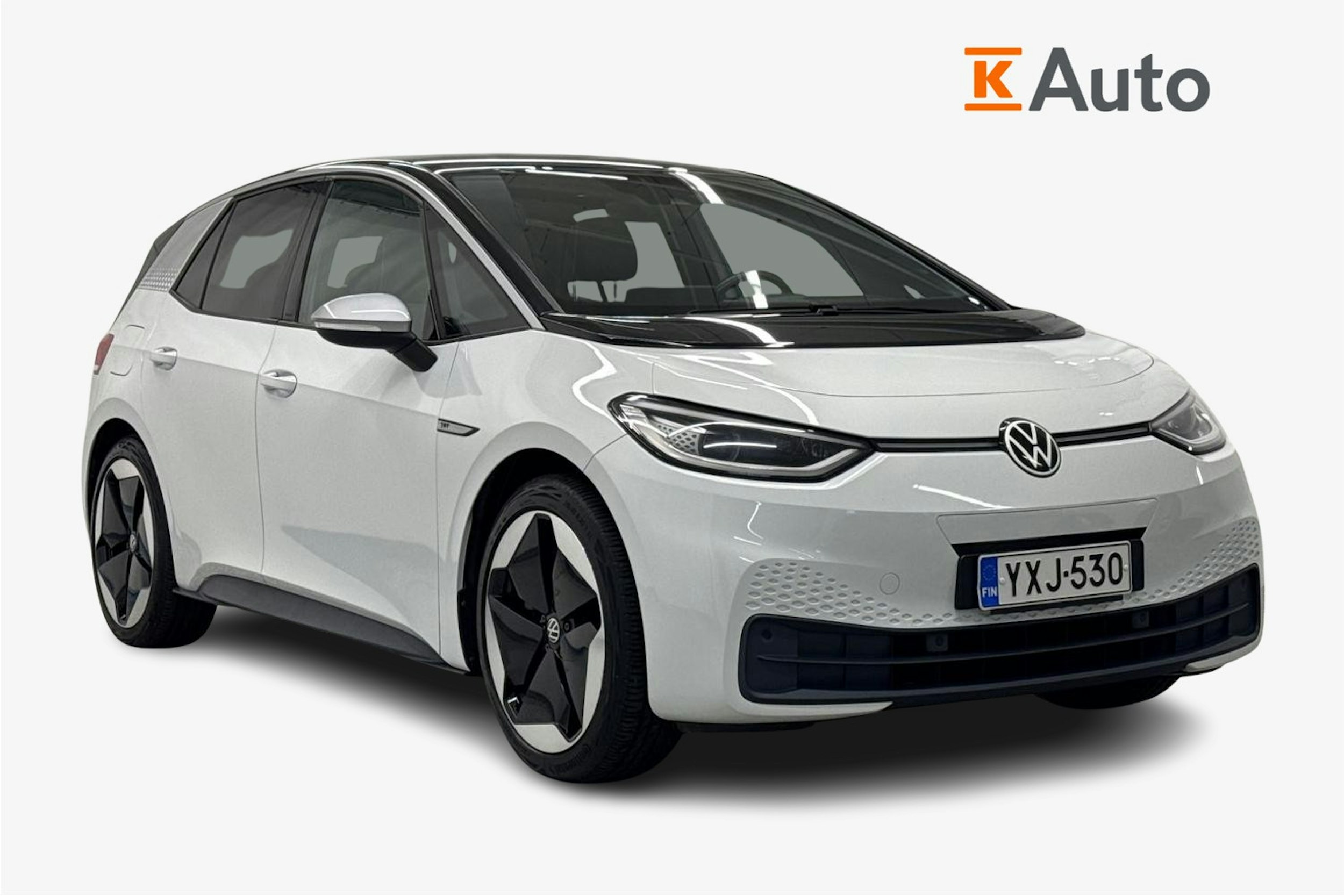 valkoinen Volkswagen ID.3 2020 kuva 1.