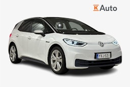 valkoinen Volkswagen ID.3 2020 kuva 1.
