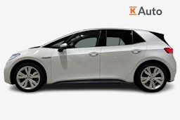 valkoinen Volkswagen ID.3 2020 kuva 6.