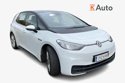 valkoinen Volkswagen ID.3 2021 kuva 1.