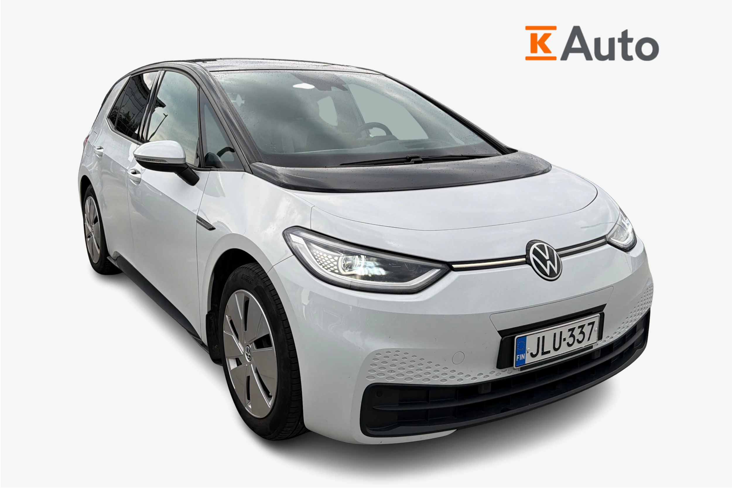 valkoinen Volkswagen ID.3 2021 kuva 1.