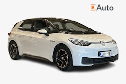 valkoinen Volkswagen ID.3 2021 kuva 1.