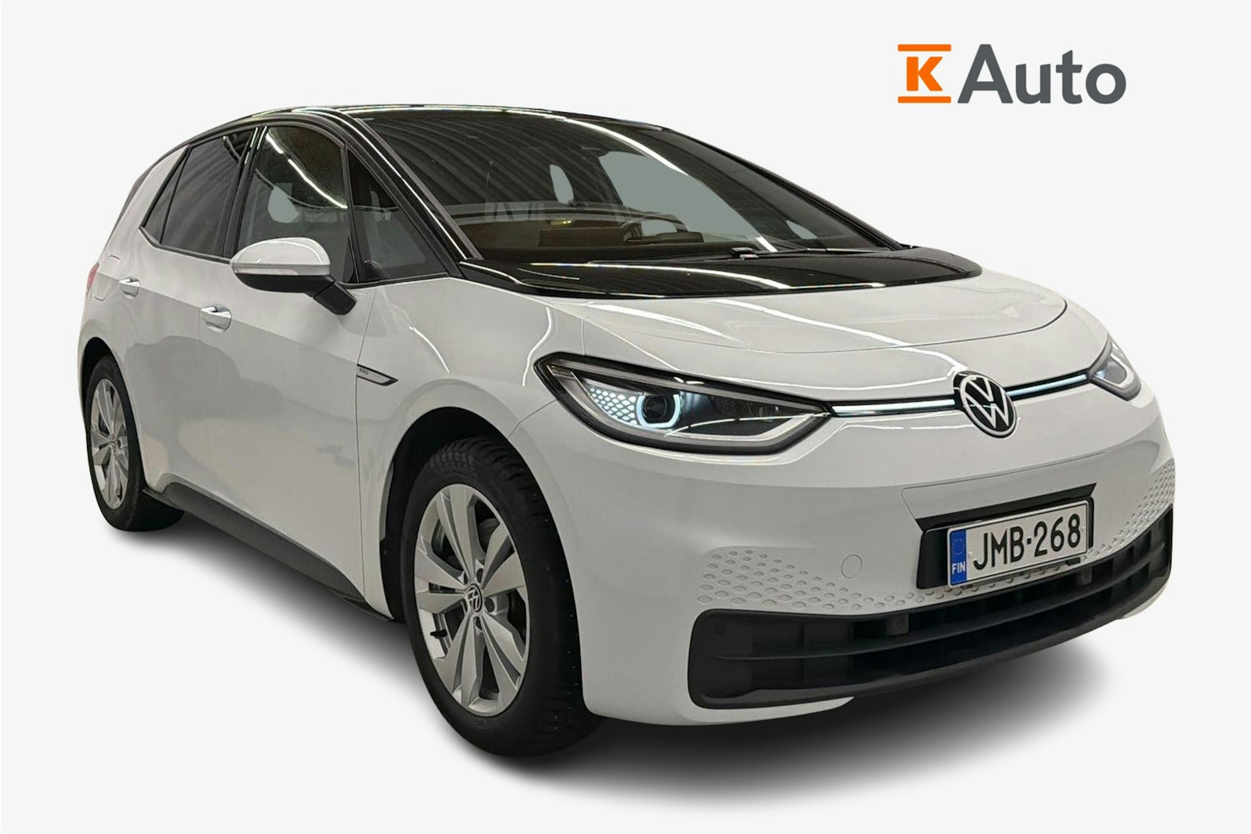 valkoinen Volkswagen ID.3 2021 kuva 1.