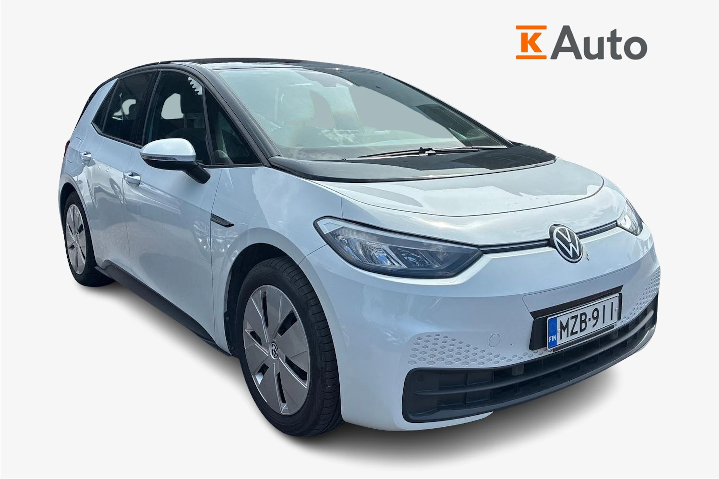 valkoinen Volkswagen ID.3 2021 kuva 1.