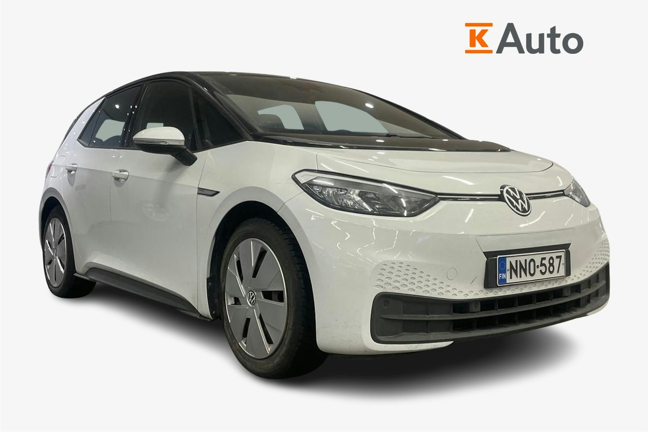 valkoinen Volkswagen ID.3 2021 kuva 1.