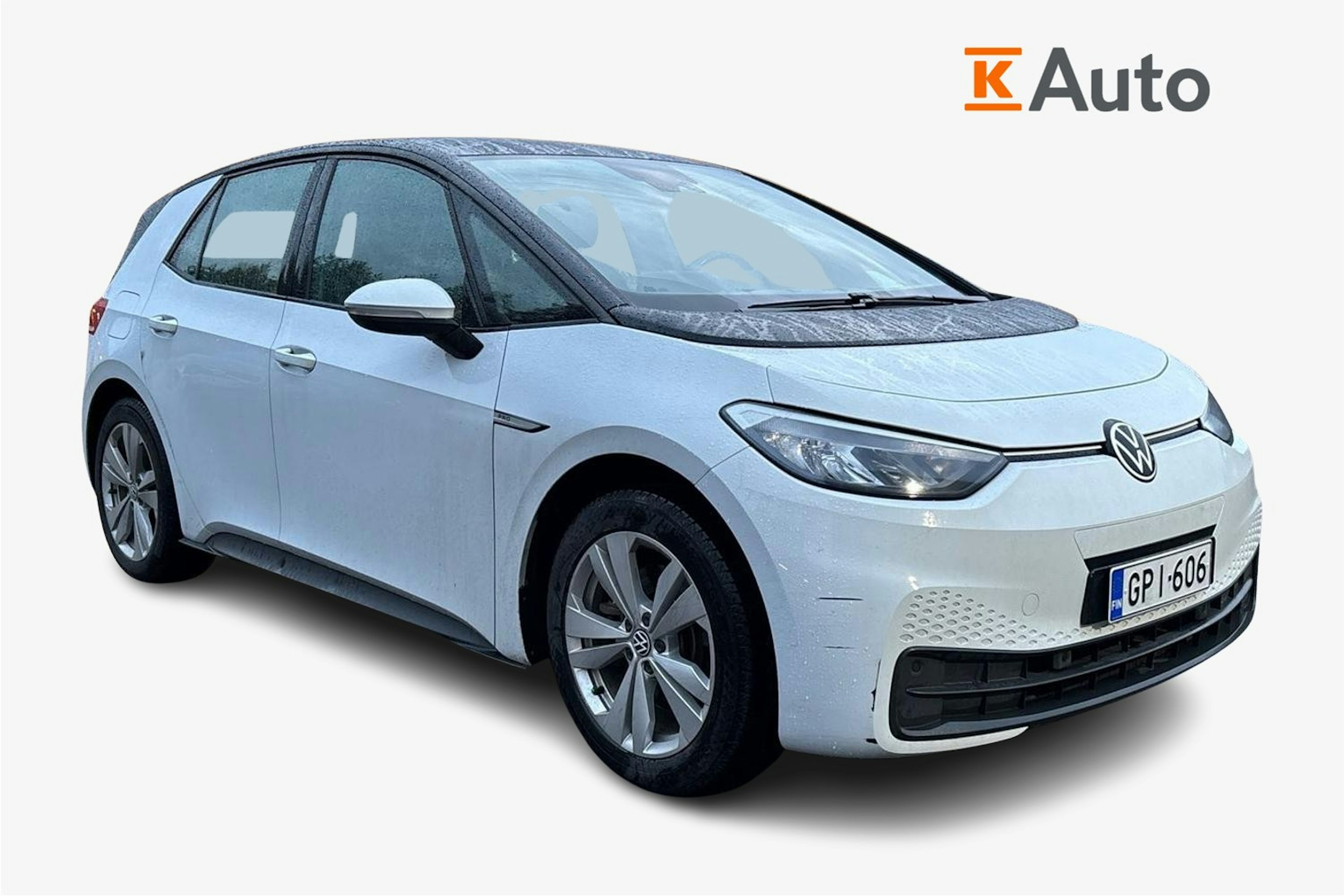 valkoinen Volkswagen ID.3 2022 kuva 1.