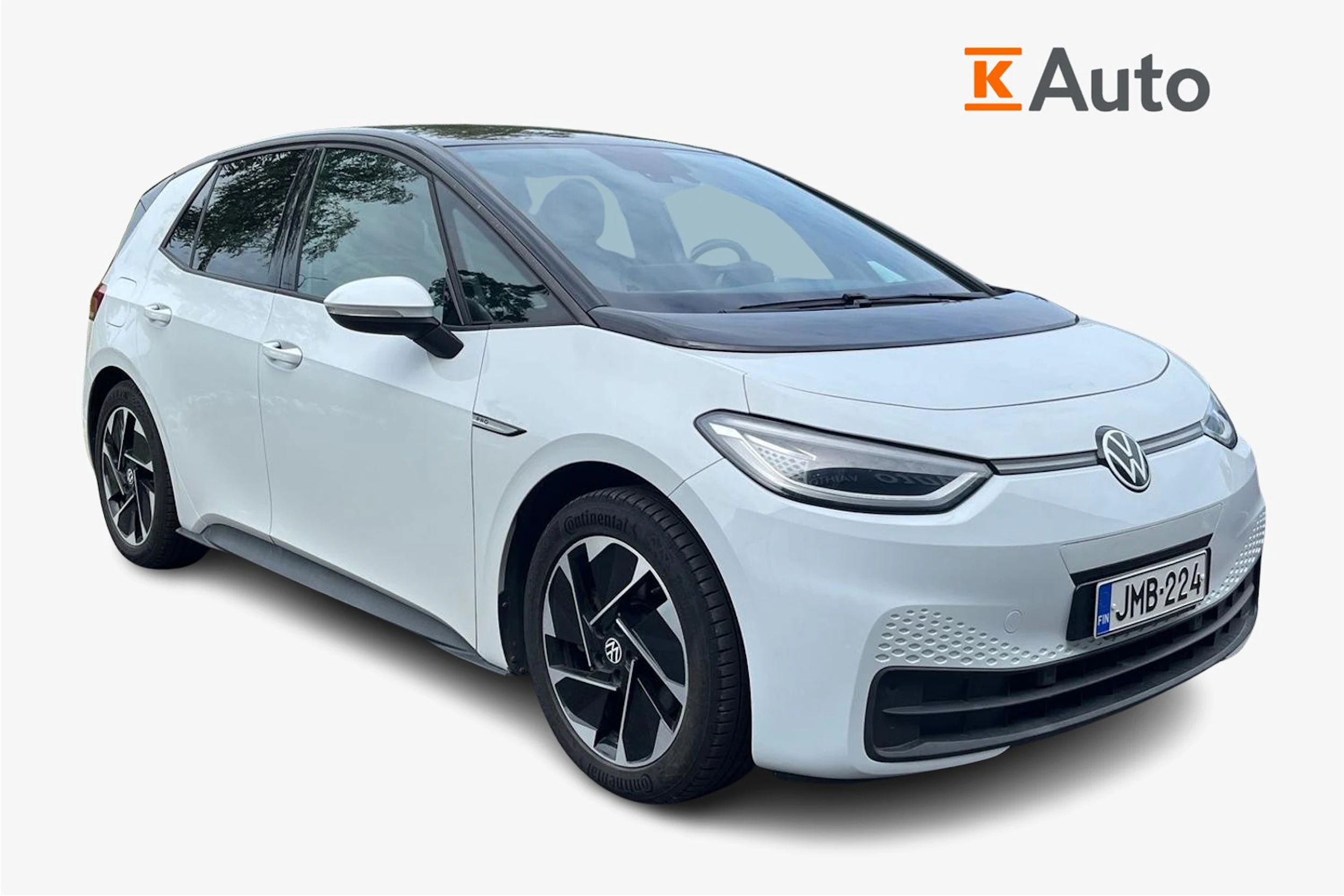 valkoinen Volkswagen ID.3 2022 kuva 1.