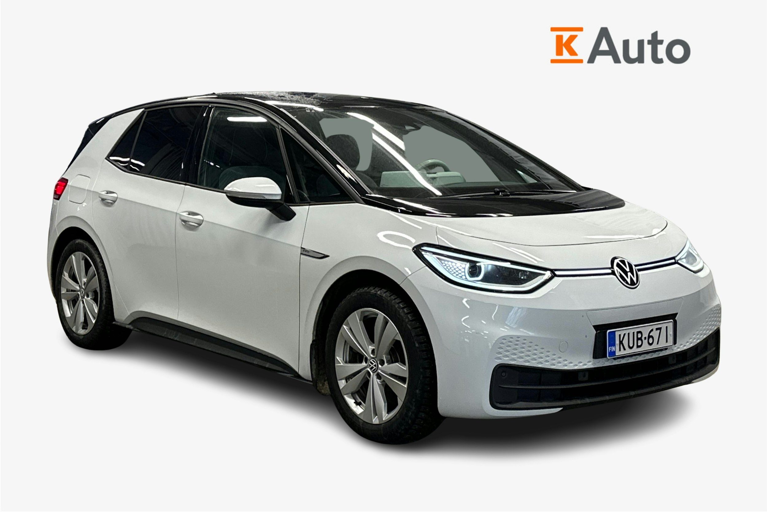 valkoinen Volkswagen ID.3 2022 kuva 1.