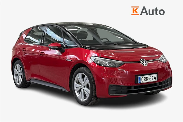 Volkswagen ID.3 Pro 107 kW, akku 58 kWh | SAATAVILLA VAIN LEASINGILLA |