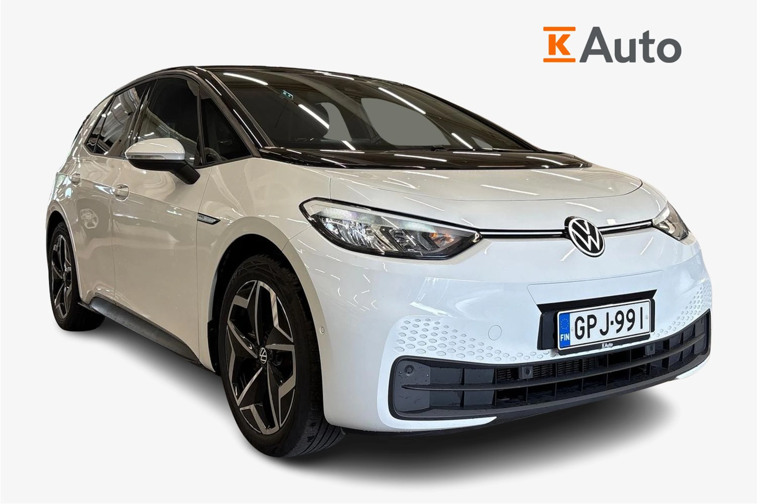 valkoinen Volkswagen ID.3 2023 kuva 1.