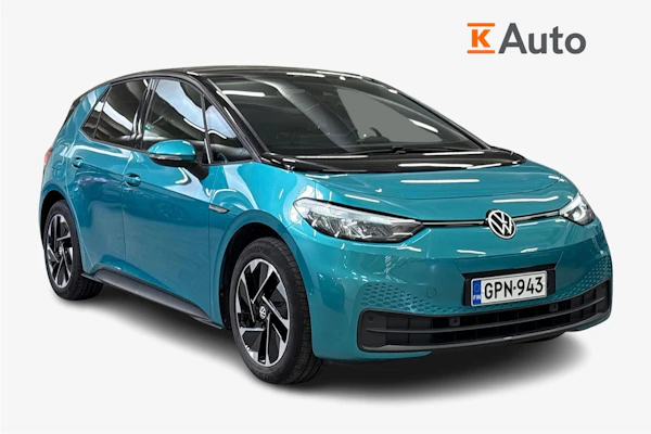 Volkswagen ID.3 Pro Performance FastLane 150 kW, akku 58 kWh | SAATAVILLA VAIN LEASINGILLA |