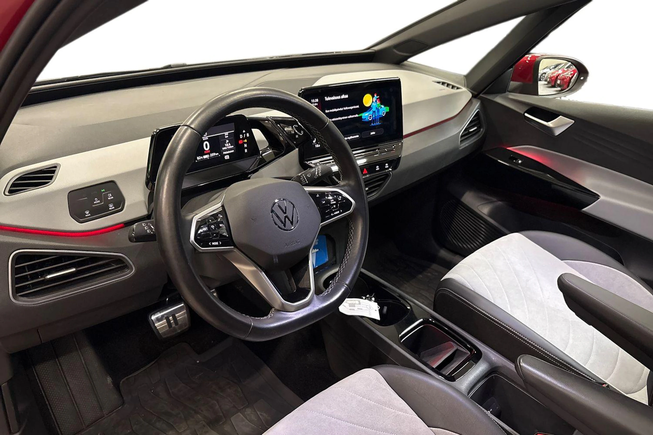 punainen Volkswagen ID.3 2023 kuva 6.