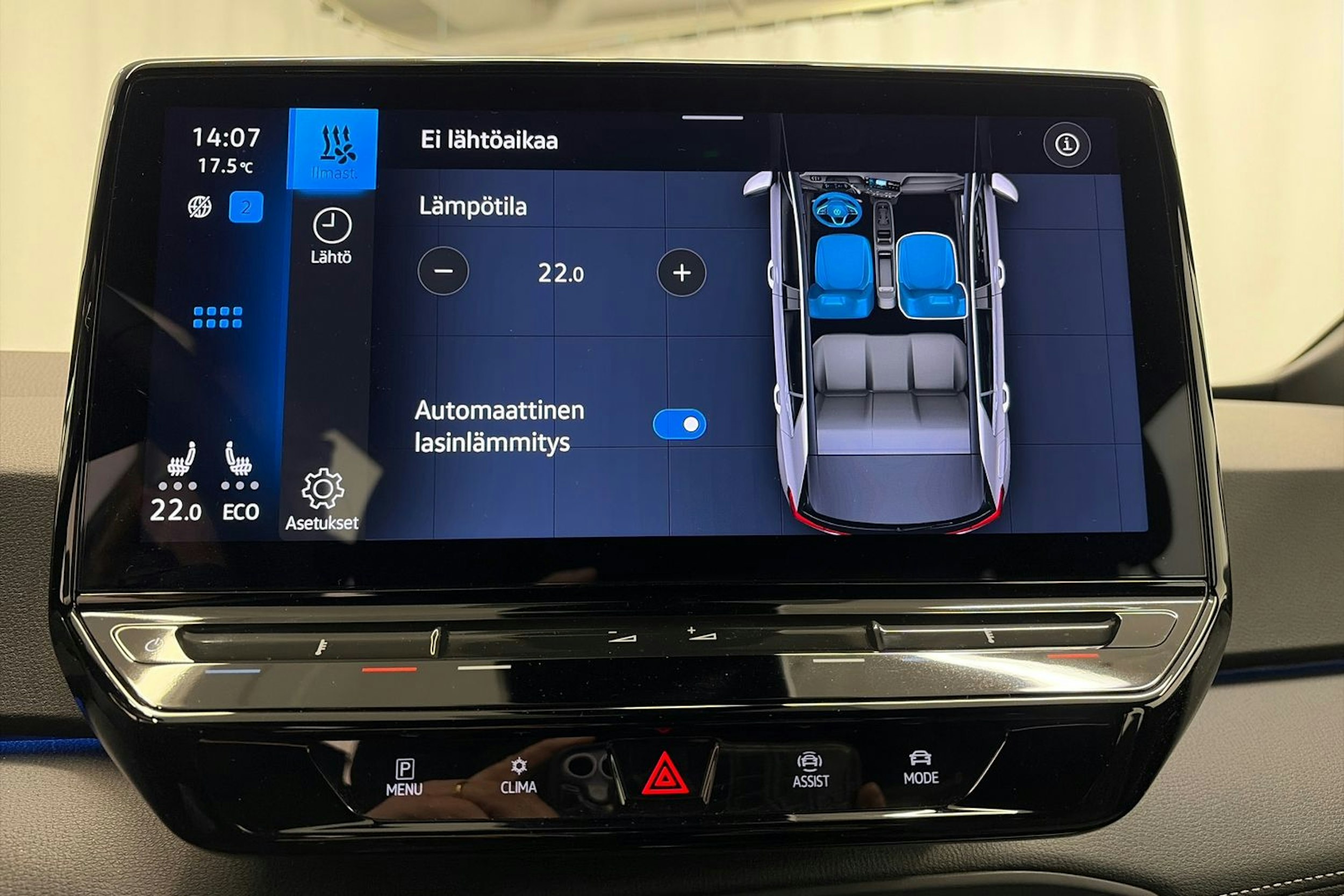 sininen Volkswagen ID.3 2023 kuva 26.