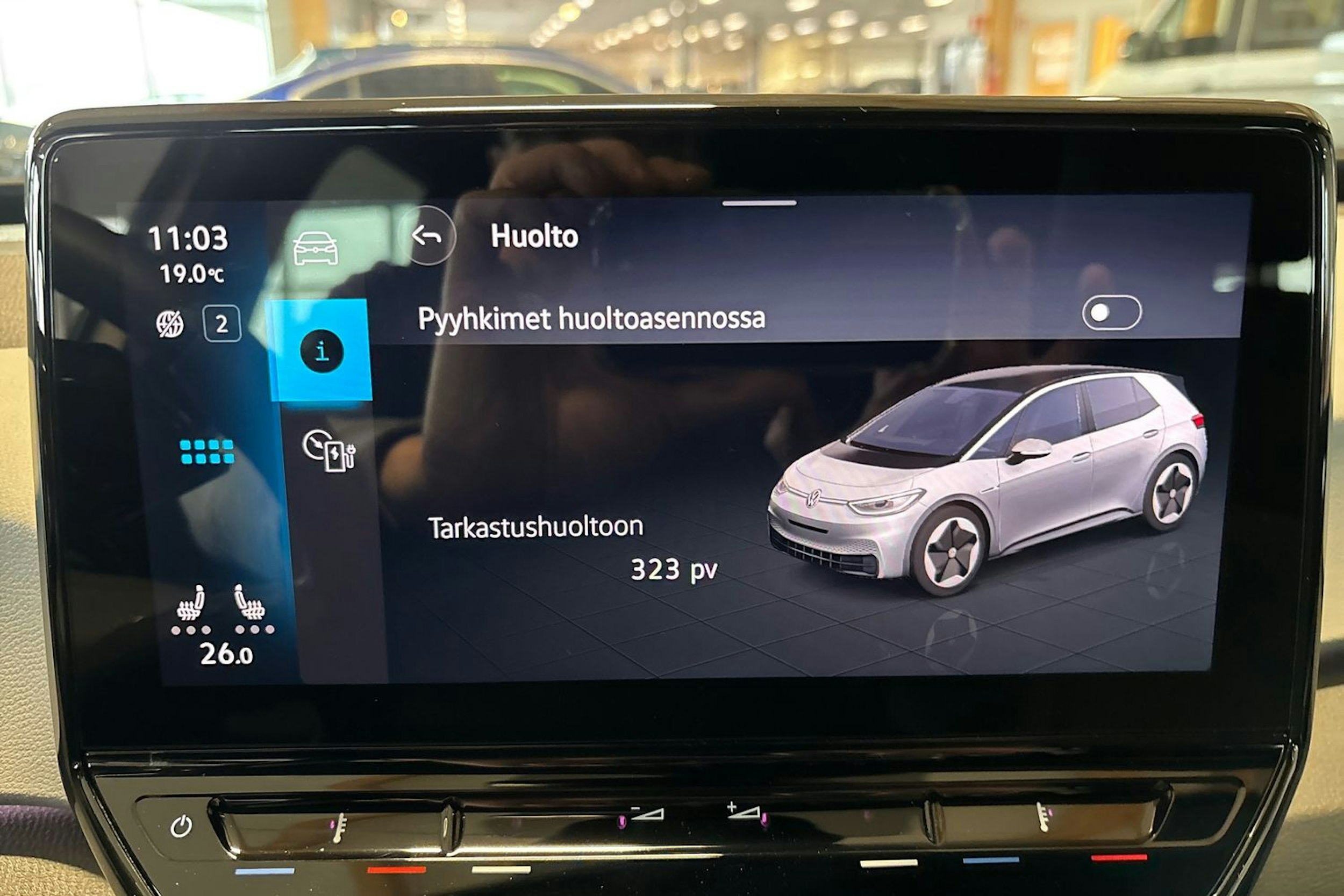 Valkoinen Volkswagen ID.3 2023 kuva 14.