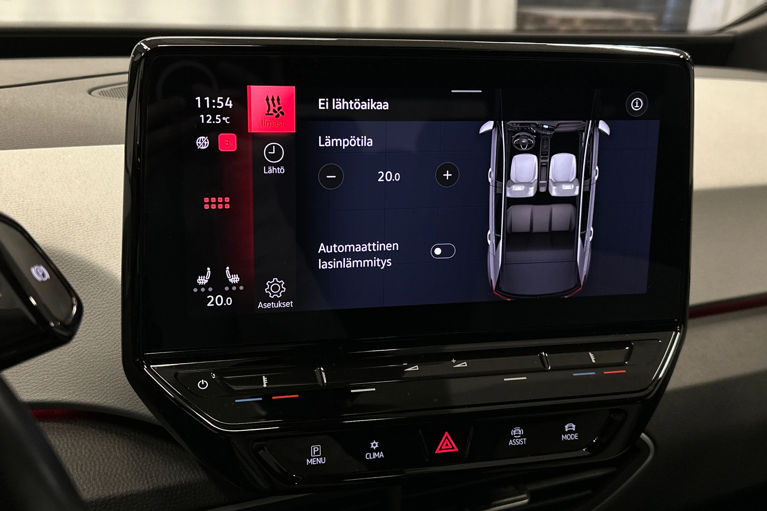 punainen Volkswagen ID.3 2023 kuva 24.