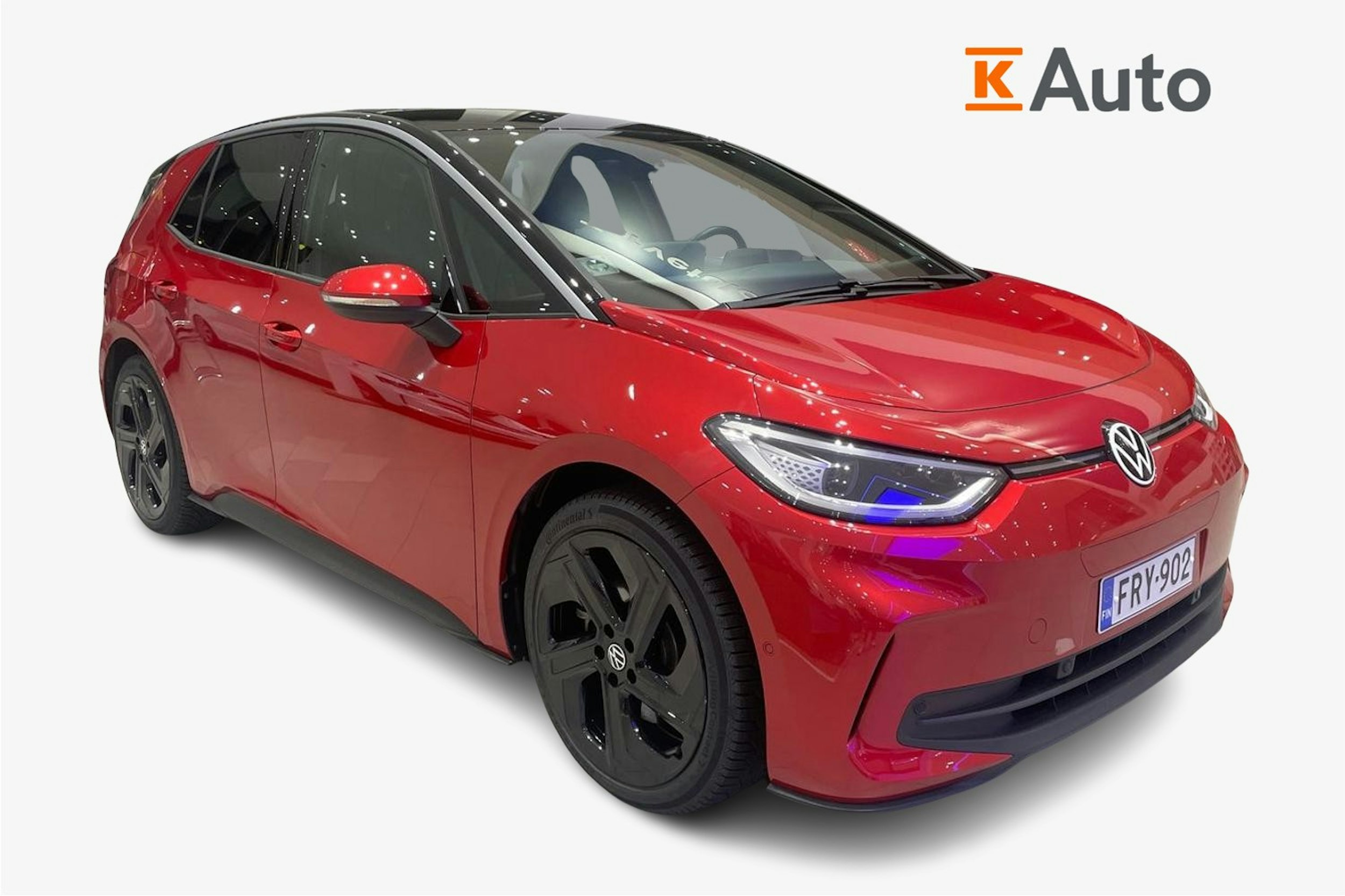 punainen Volkswagen ID.3 2024 kuva 1.