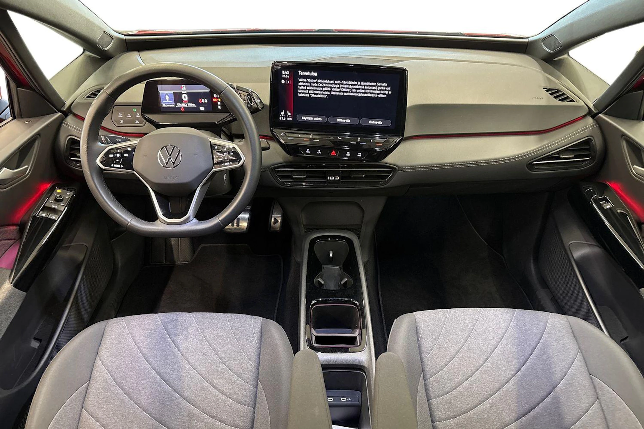 punainen Volkswagen ID.3 2024 kuva 7.
