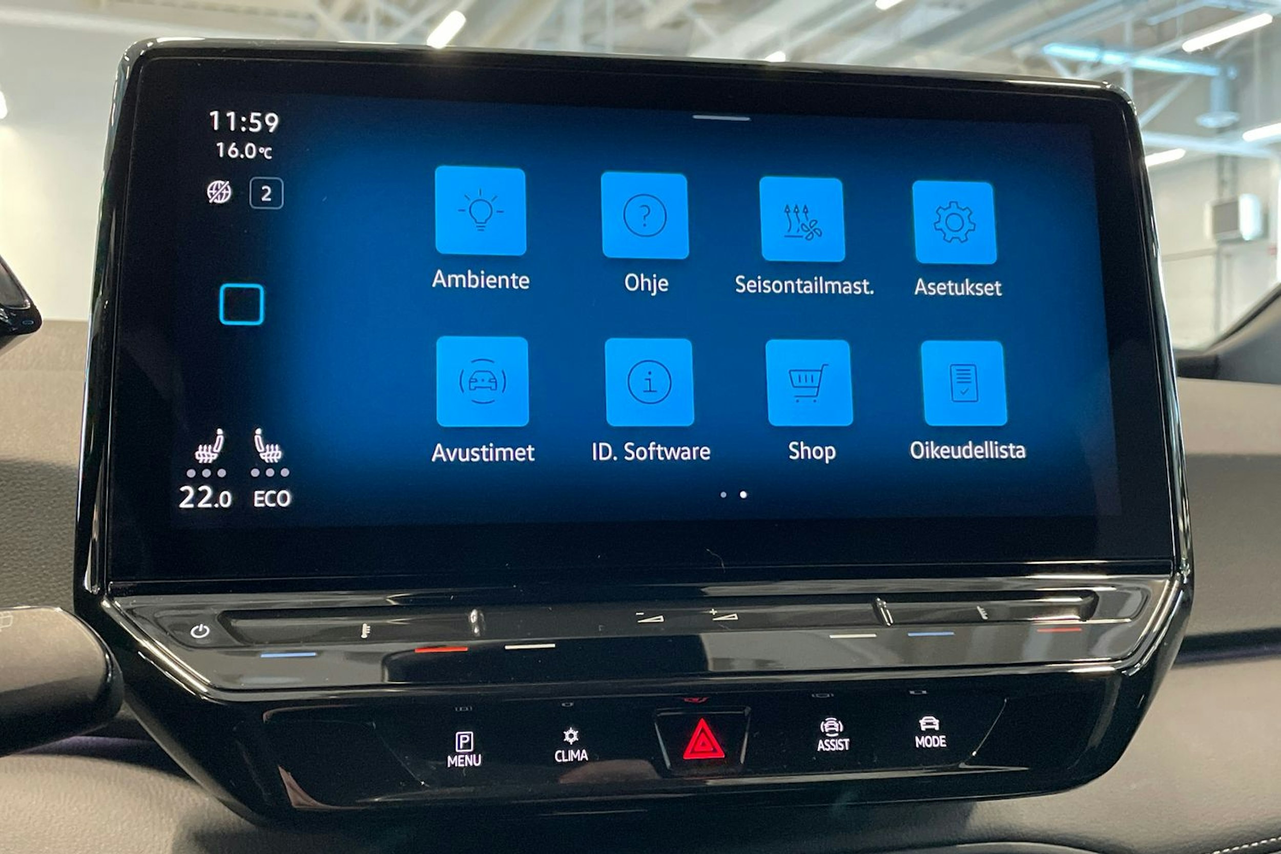 sininen Volkswagen ID.3 2024 kuva 27.
