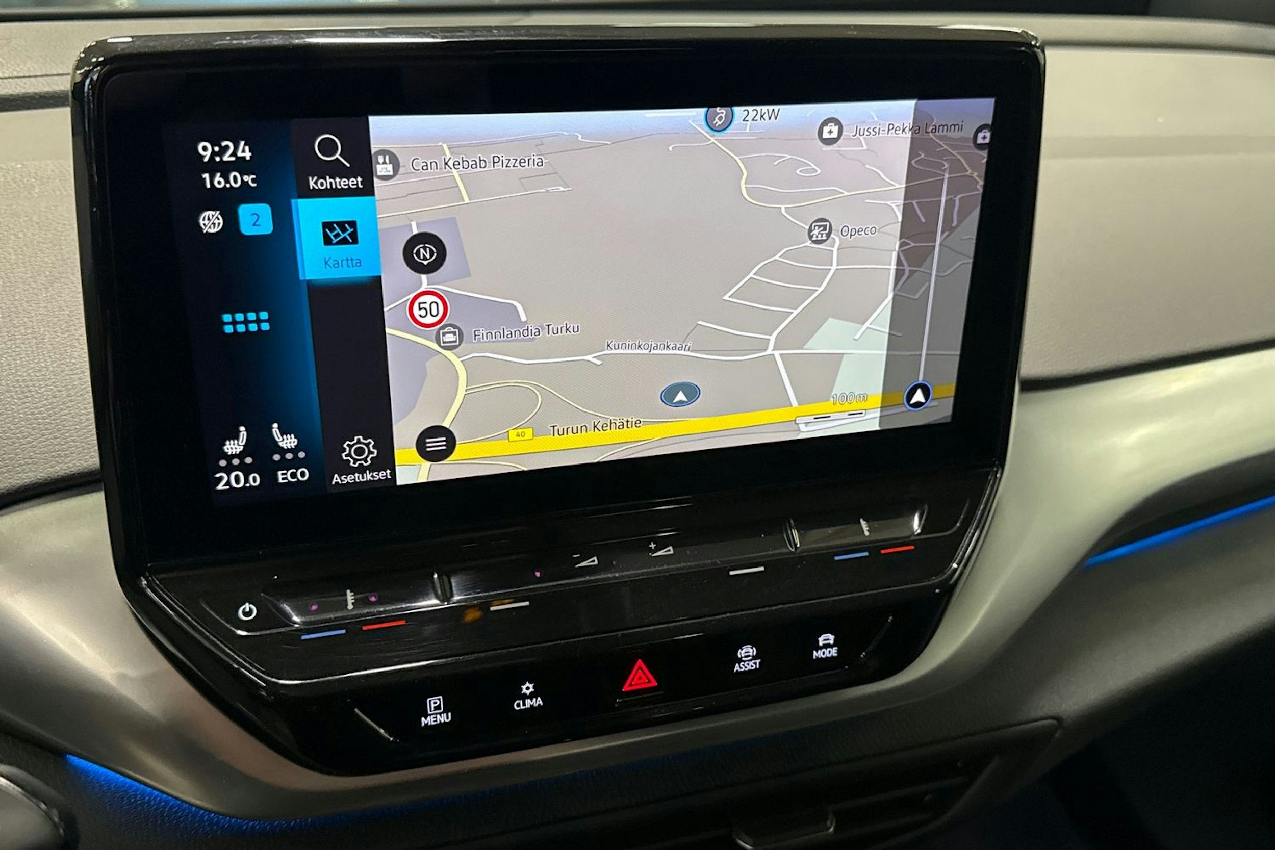 sininen Volkswagen ID.4 2021 kuva 23.