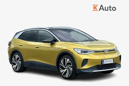 keltainen Volkswagen ID.4 2021 kuva 1.