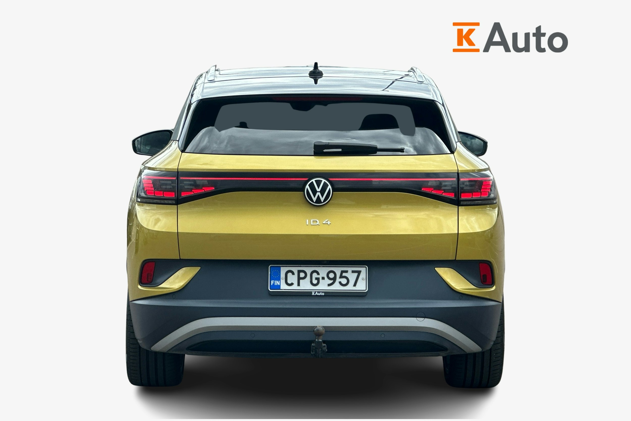 keltainen Volkswagen ID.4 2021 kuva 3.