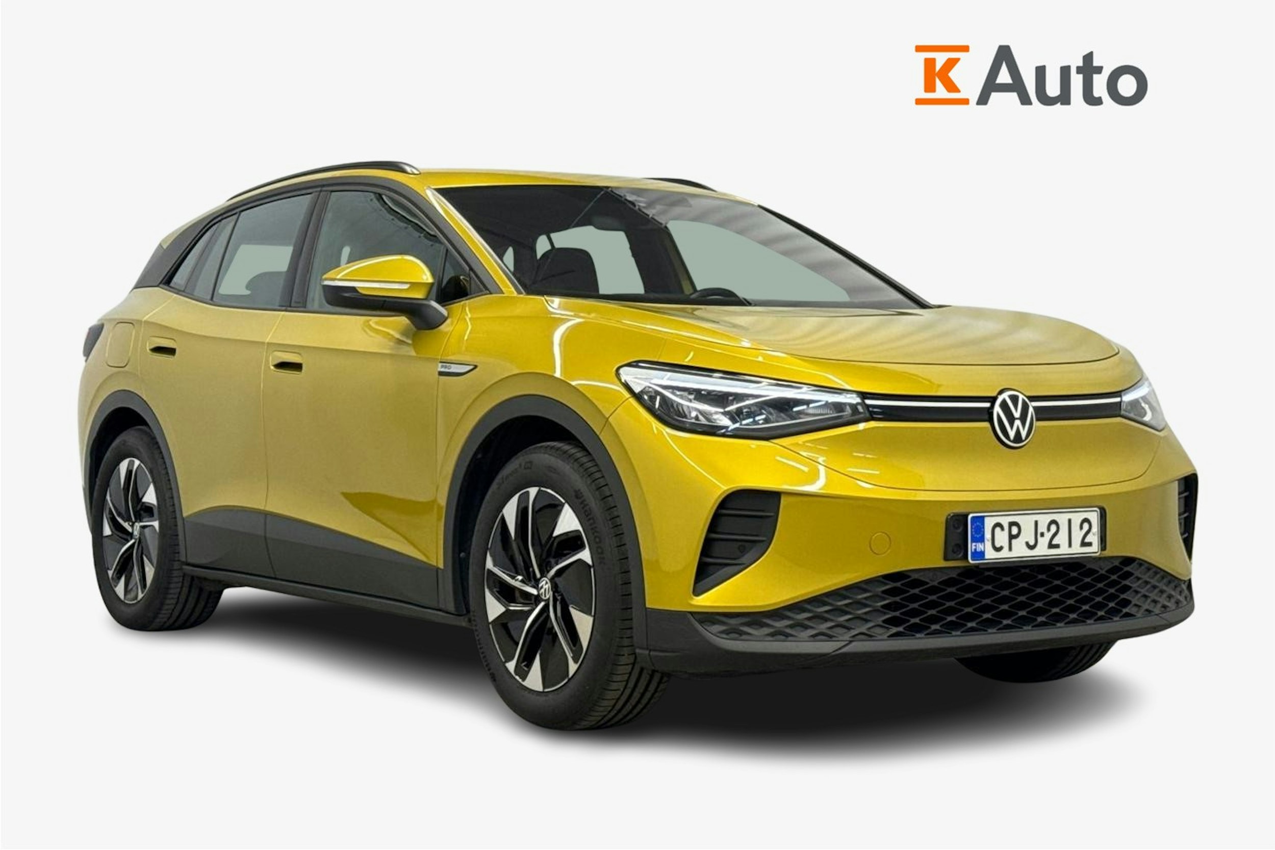 keltainen Volkswagen ID.4 2021 kuva 1.