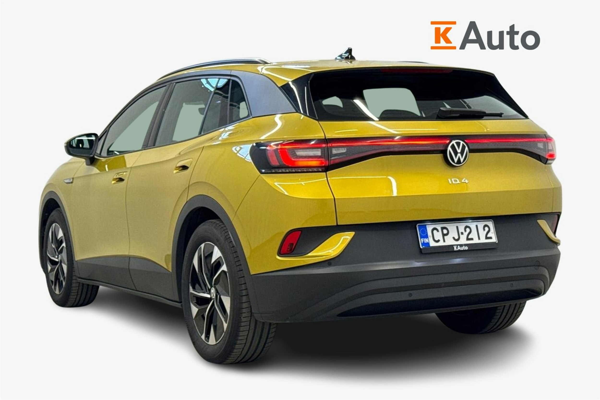 keltainen Volkswagen ID.4 2021 kuva 2.