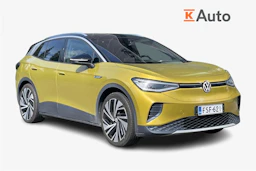 keltainen Volkswagen ID.4 2021 kuva 1.