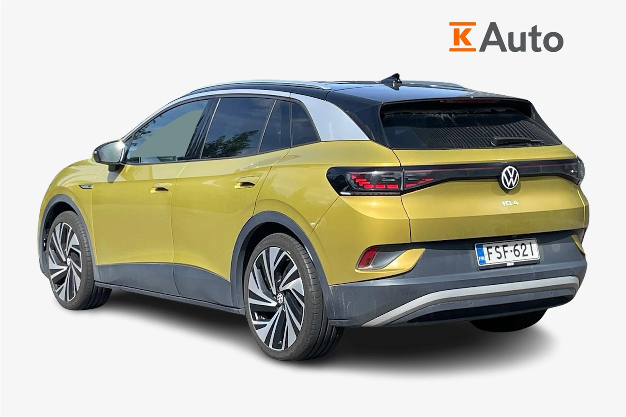 keltainen Volkswagen ID.4 2021 kuva 2.