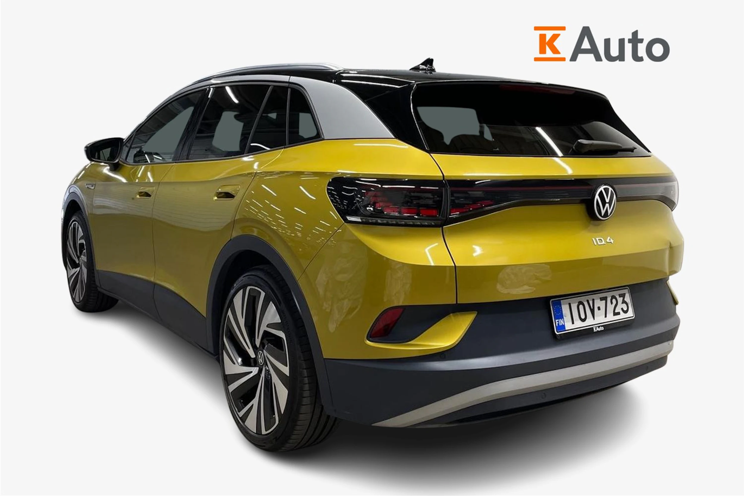keltainen Volkswagen ID.4 2021 kuva 2.