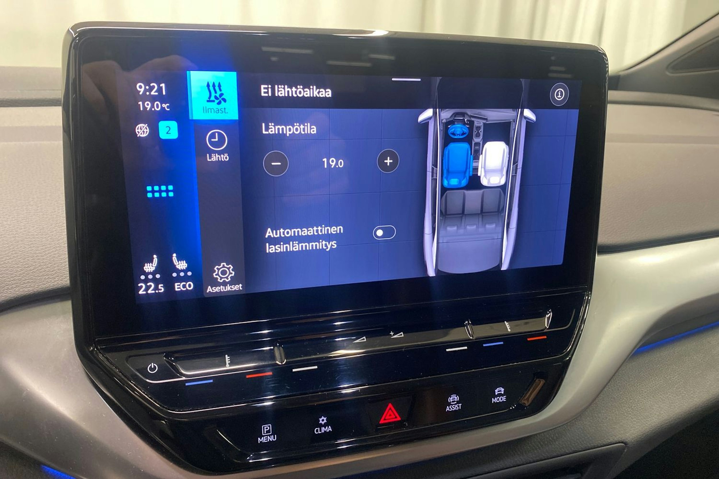 Keltainen Volkswagen ID.4 2021 kuva 18.