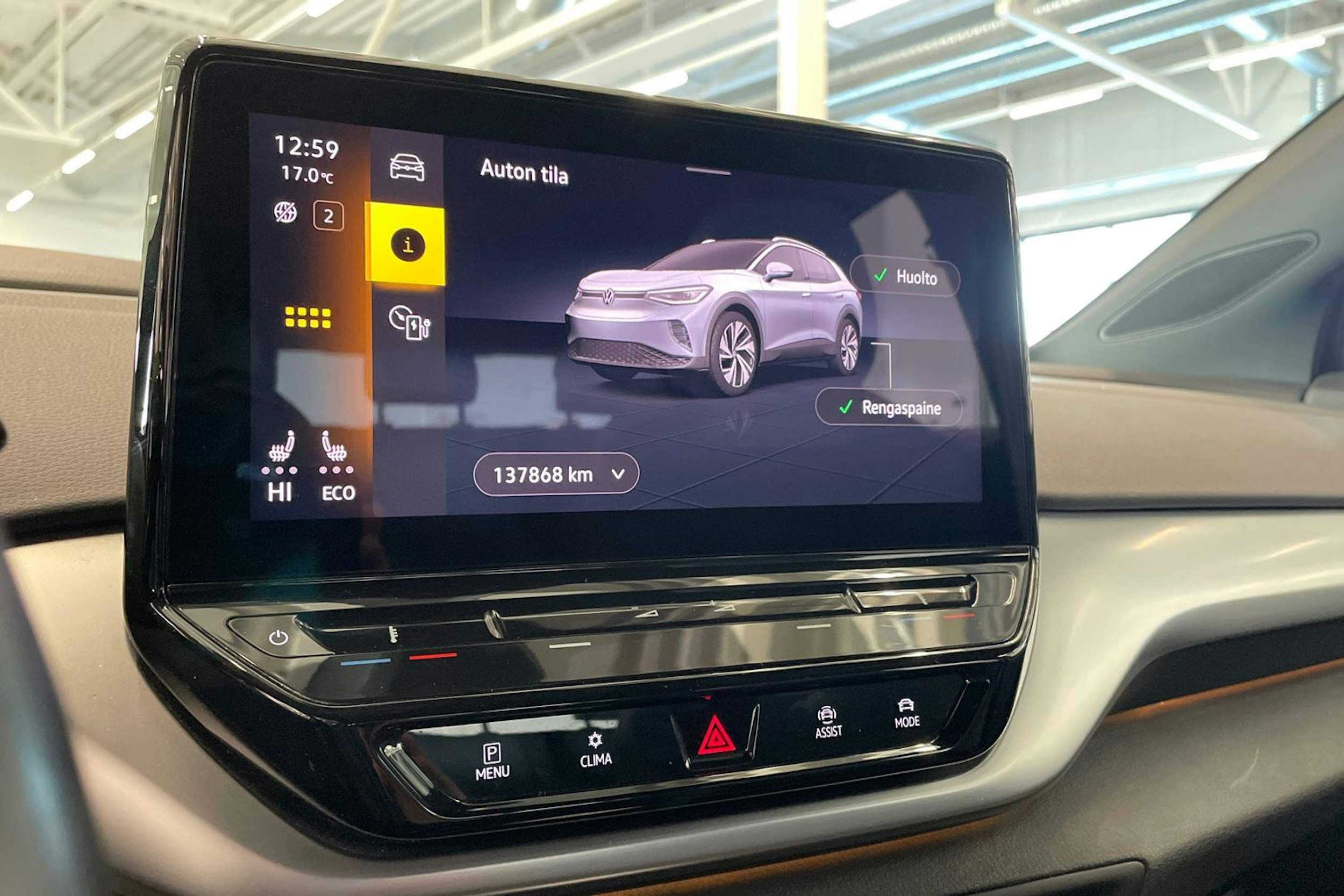 sininen Volkswagen ID.4 2021 kuva 23.