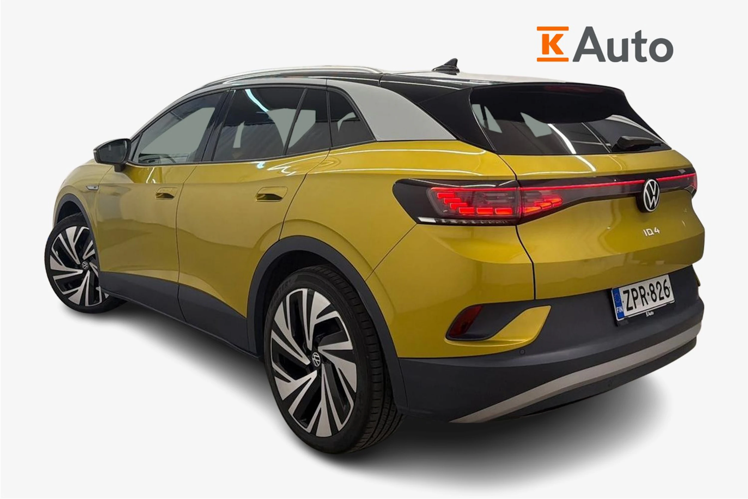 keltainen Volkswagen ID.4 2021 kuva 2.