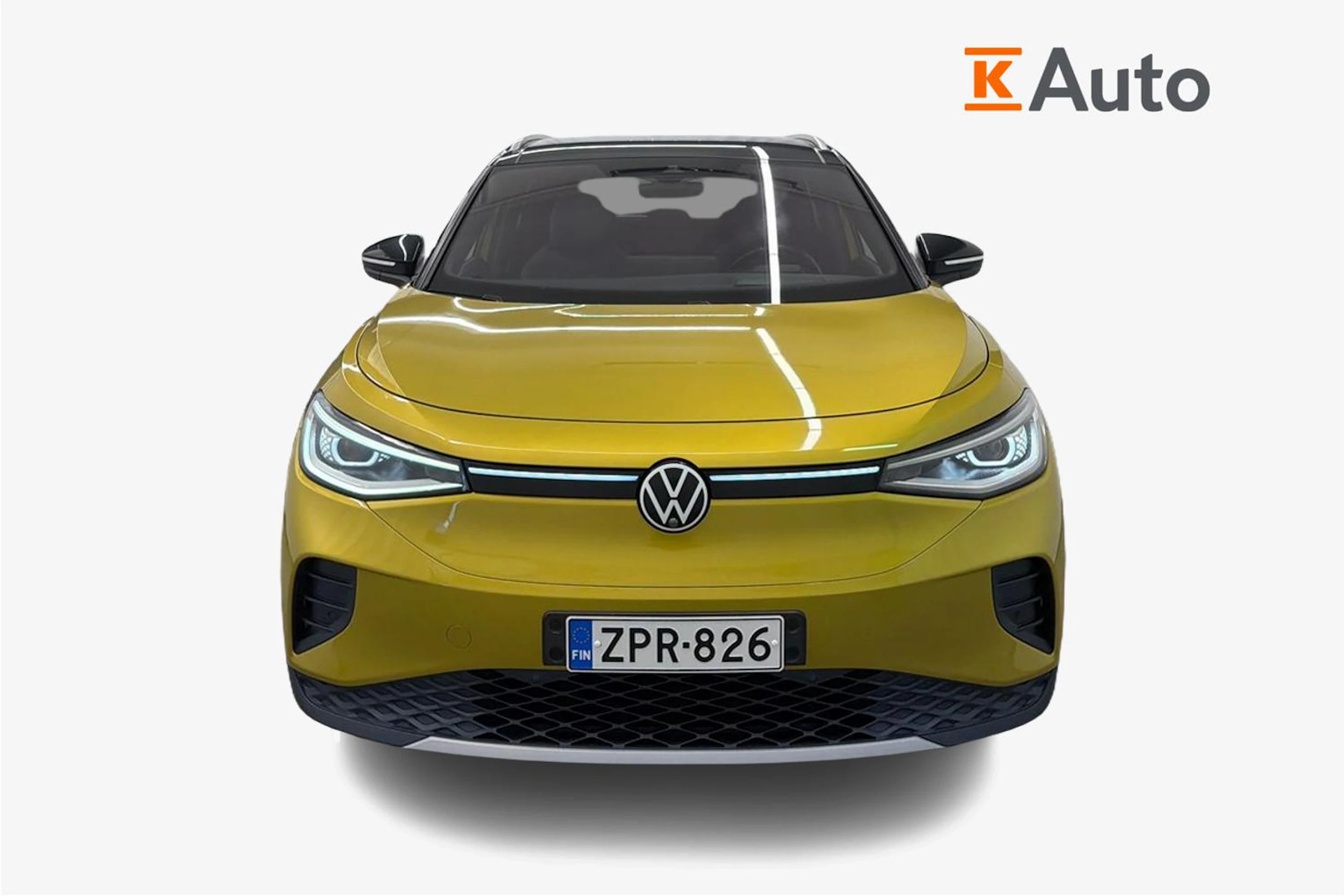 keltainen Volkswagen ID.4 2021 kuva 4.