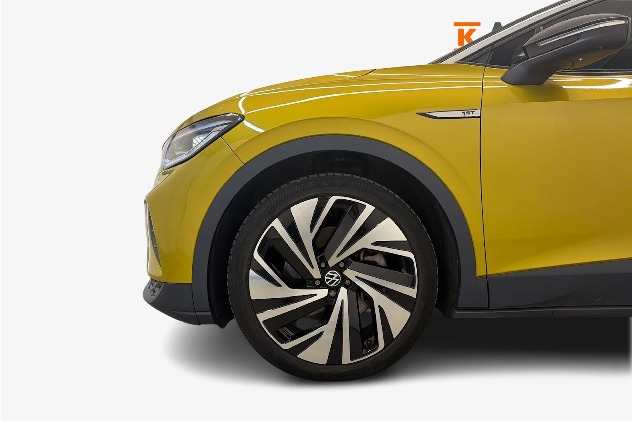 keltainen Volkswagen ID.4 2021 kuva 9.