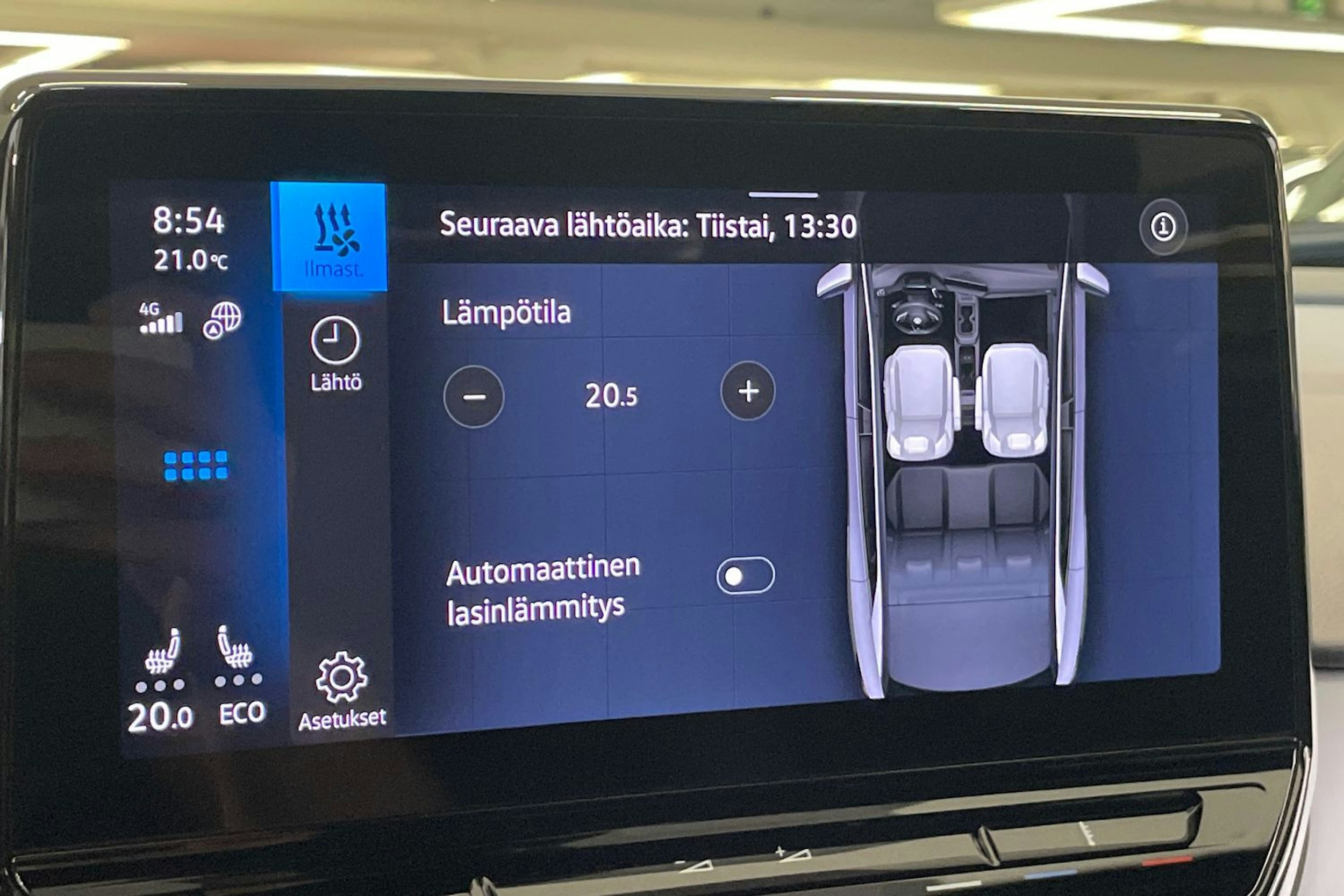 valkoinen Volkswagen ID.4 2022 kuva 23.